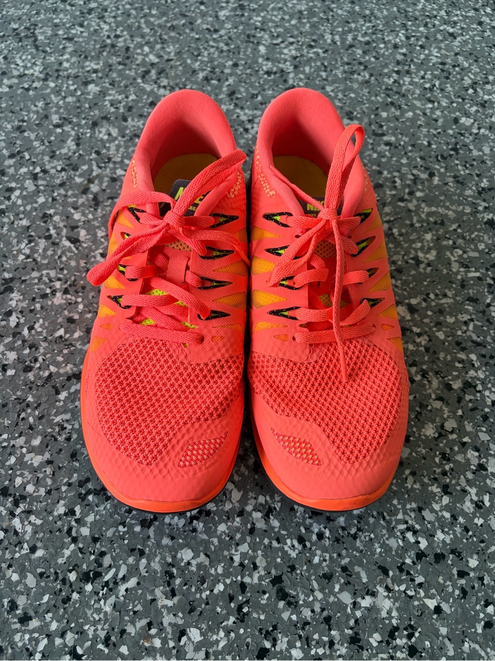 Nike Neon orange and Yellow Sneakers